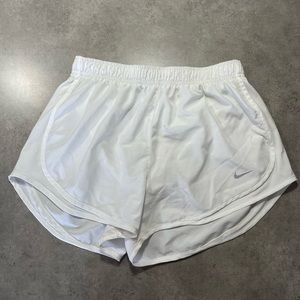 Nike White Athletic Shorts